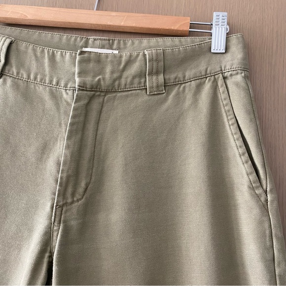 Aritzia tna low rise straight leg pant olive green - Picture 5 of 8